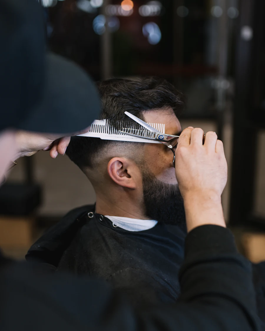 Corte de pelo con tijera