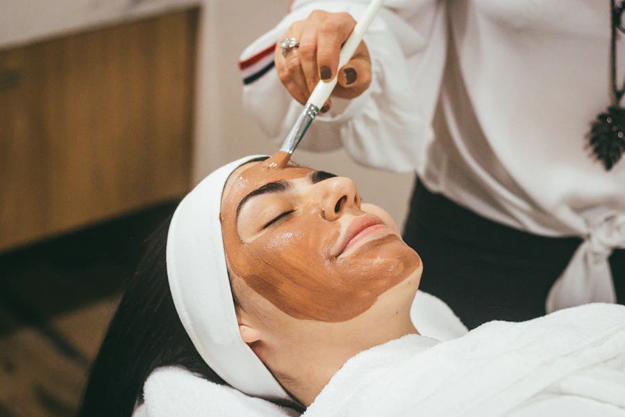 Tratamiento facial con mascarilla